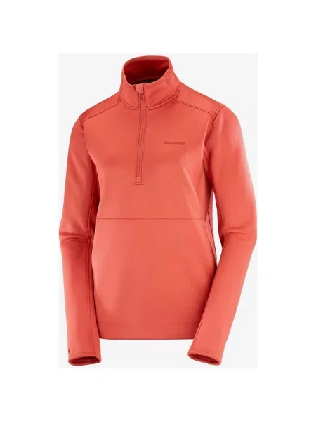 Kurtka polarowa Salomon Essential Midfleece Half Zip L różowa