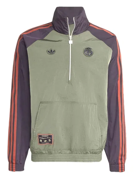 Tričko Adidas s polovičními zipem bílé