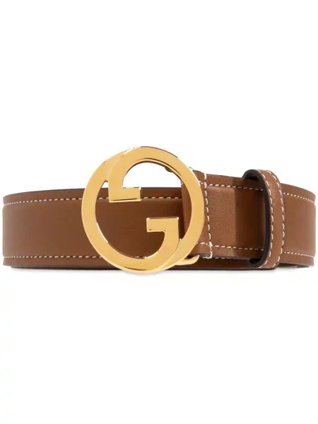 Curea Gucci din piele maro
