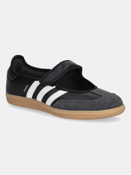 Adidas Originals balerini de piele Samba Jane negru