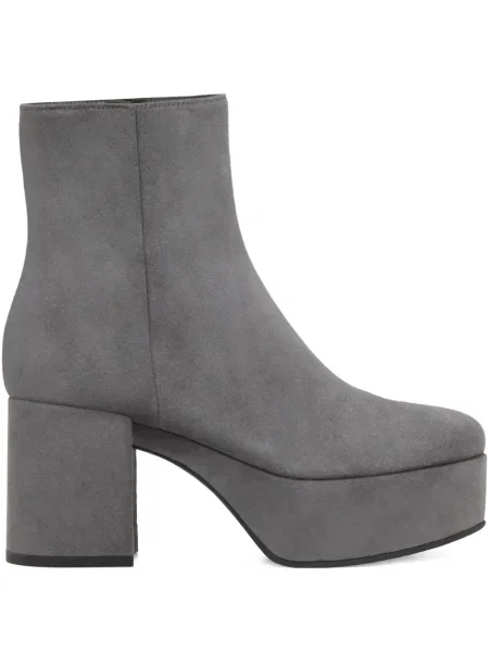 Botine Gianvito Rossi cu platformă gri