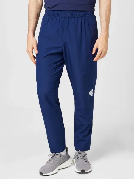 Панталон за трениране adidas Performance Designed for Movement с изчистен дизайн тъмносиньо