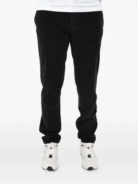 Pantaloni Incotex de catifea cord negru