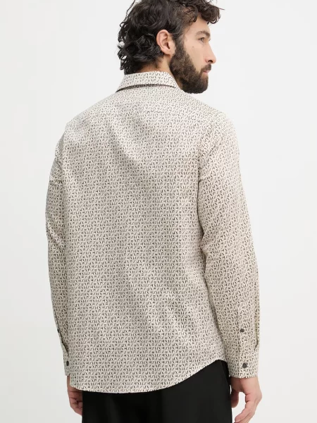 Armani Exchange férfi ing bézs