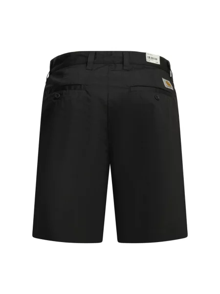 Szorty Carhartt Wip klasyczne z twillu czarne