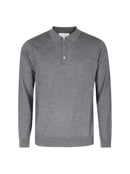 Sweter Paolo Pecora wełniany szary