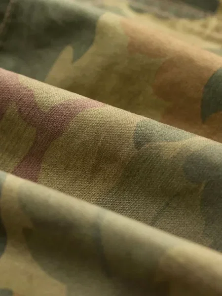 Maskáčové široké džíny Ralph Lauren Rrl s potiskem zelené