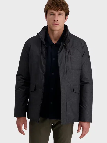 Клетчатая куртка Pierre Cardin серая