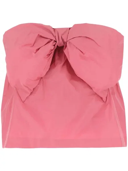 Szorty Red Valentino z kokardką czerwone