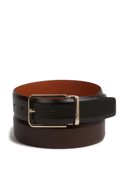 Curea Santoni din piele maro
