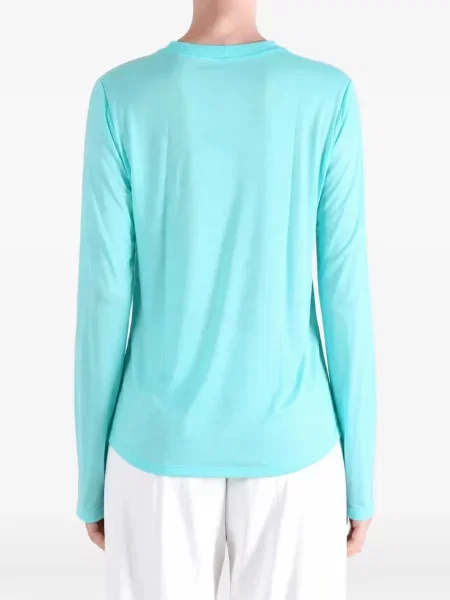 Lung tricou Baserange albastru