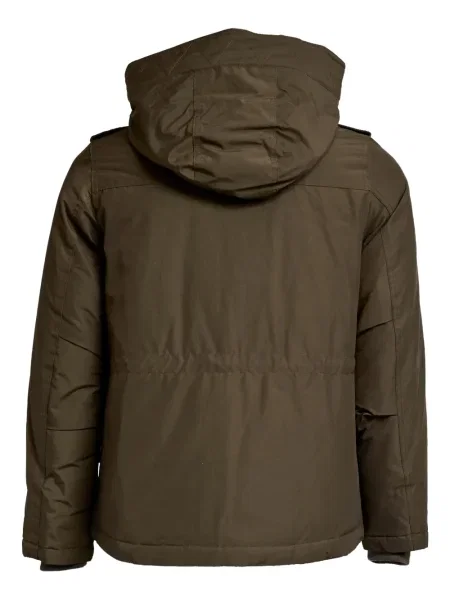 Geacă Woolrich cu glugă verde