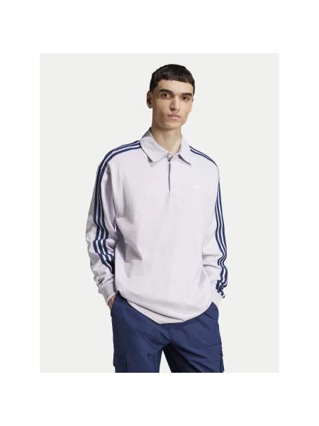 Adidas Polo adicolor Rugby Regular Fit ljubičasta