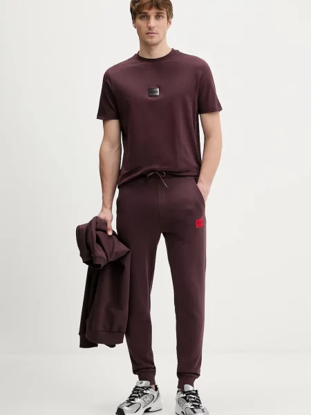 Спортивні штани HUGO меланж чорний