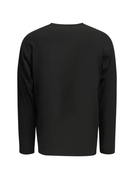 Lung tricou Montbell cu imagine negru