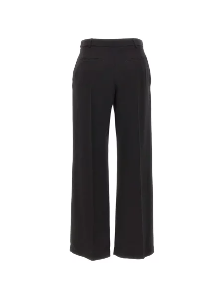 Pantaloni Eleventy de mătase negru