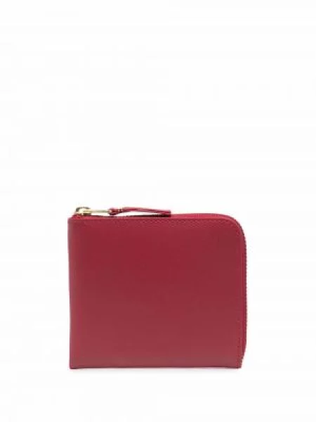 Portofel Comme Des Garçons Wallet din piele roșu