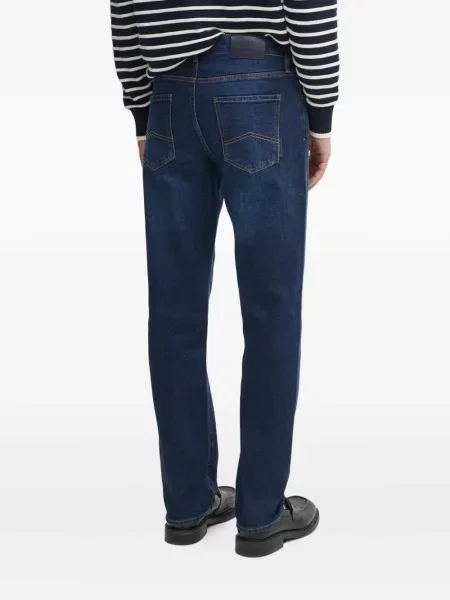 Blugi Armani Exchange cu broderie albastru
