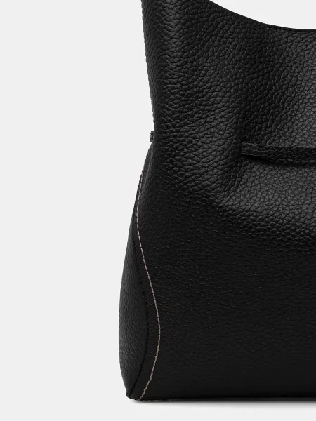 Geanta de piele Gianni Chiarini din piele negru