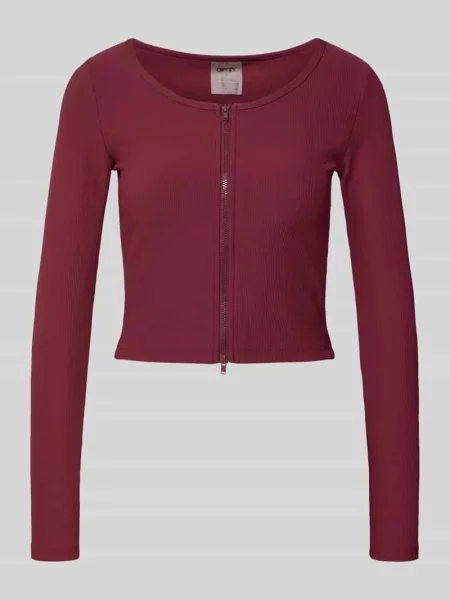 Kurtka w kroju slim fit z dwukierunkowym zamkiem błyskawicznym model Performance' Aim'n