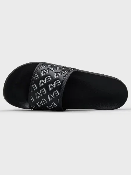 Шлепанцы Ea7 Emporio Armani черные