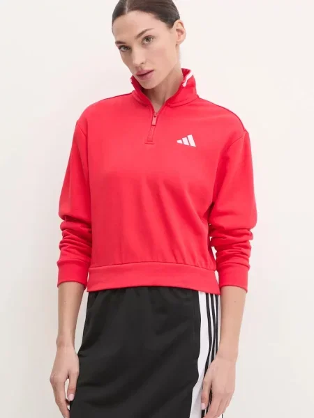 Adidas bluza W CB Color Pop gładka czerwony