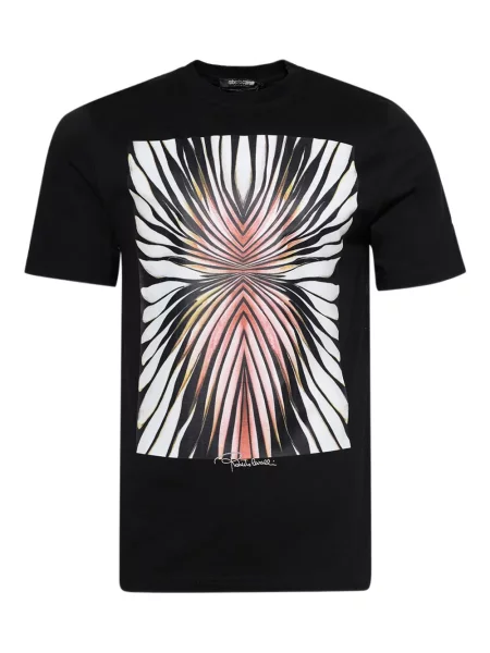Grafic tricou Roberto Cavalli cu imagine negru