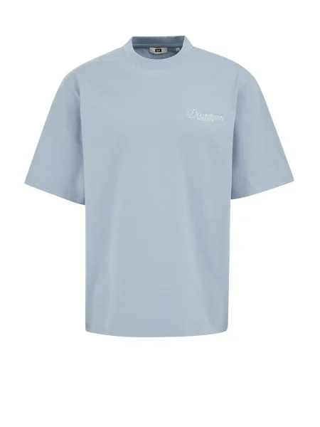 WE Fashion Tricou mov lavandă alb