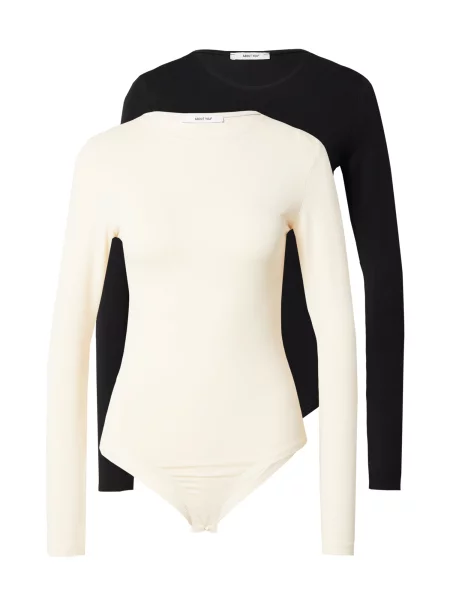 ABOUT YOU Majica pack Lulu Body bež črna