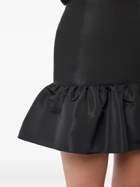 Cu peplum fusta mini Nina Ricci negru