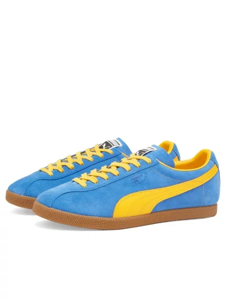 Puma sneakersy zamszowe Brasil niebieski