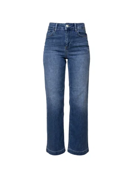 Кристал разклешени дънки Liu Jo пламнал синьо