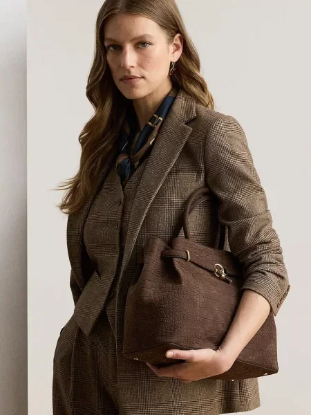 Lauren Ralph Lauren сумка-тоут шкіряна