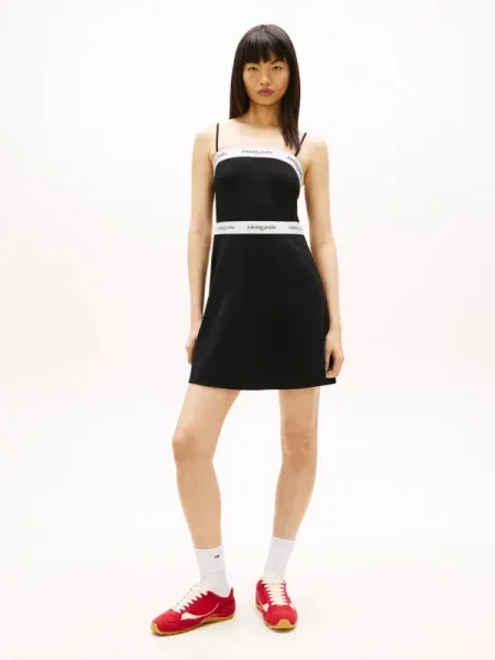 Tommy Jeans Rochie negru