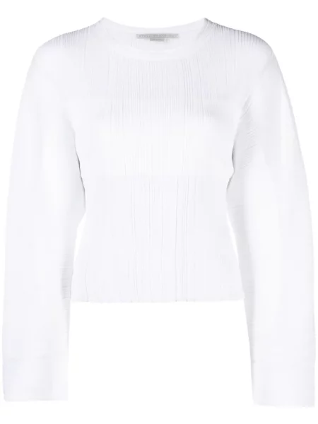 Top Stella Mccartney transparente alb