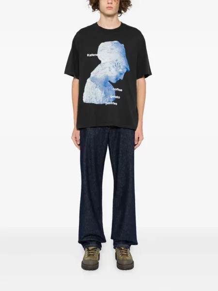 Tricou Kafeneo By Tbf cu imagine gri