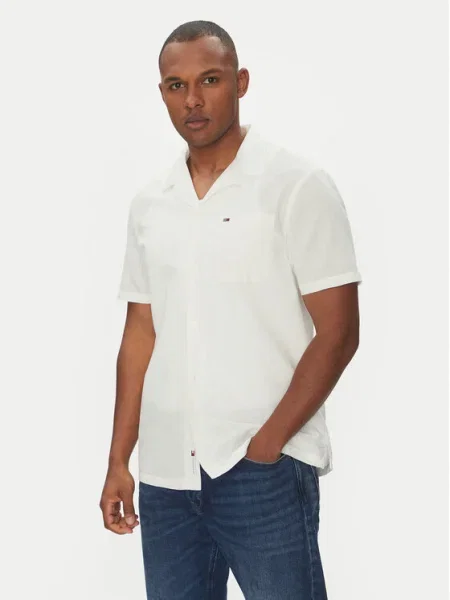 Tommy Jeans Cămașă Écru
