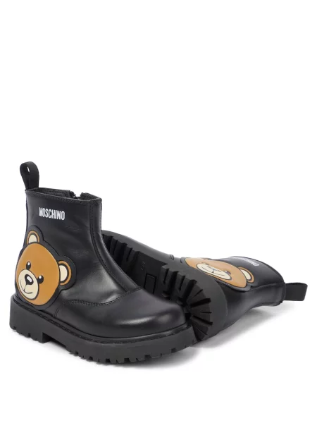 Μποτάκια αστραγάλου Moschino μαύρο