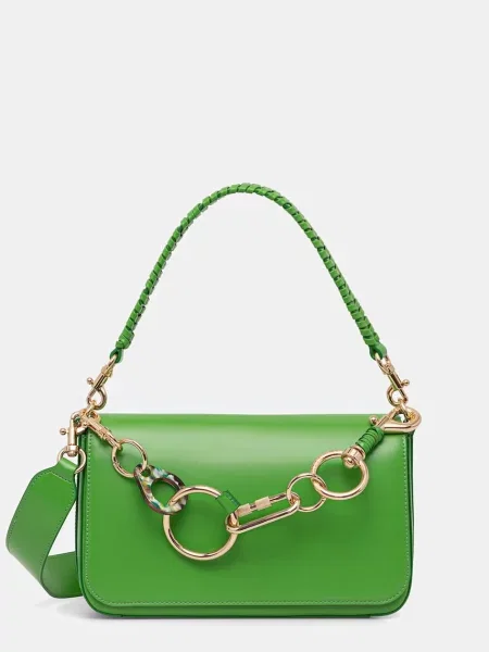 United Colors of Benetton geantă pentru femei cu imitație de piele verde
