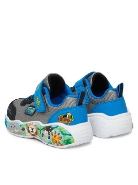 SKECHERS Tenisice Play Scene plava crna siva