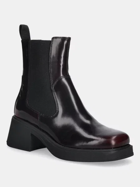 Vagabond Shoemakers ghete chelsea de piele DORAH bordo cu drept