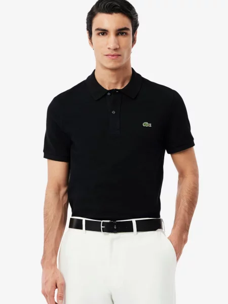 Поло Lacoste чорне