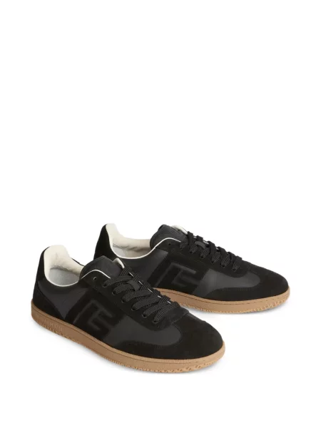 Sneakerși Balmain din piele de căprioară negru