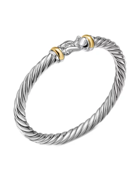Brăţară David Yurman cu cataramă galben