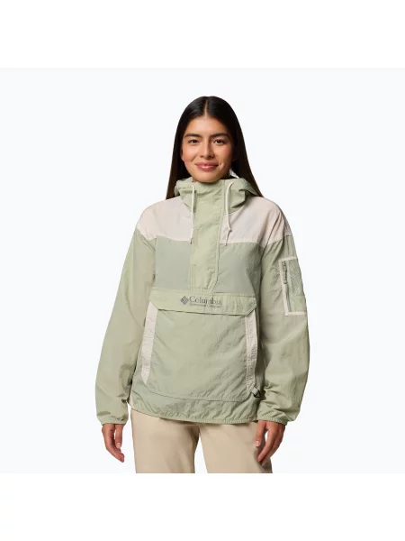 Kurtka przeciwwiatrowa Columbia Challenger II Windbreaker safari/dark stone khaki