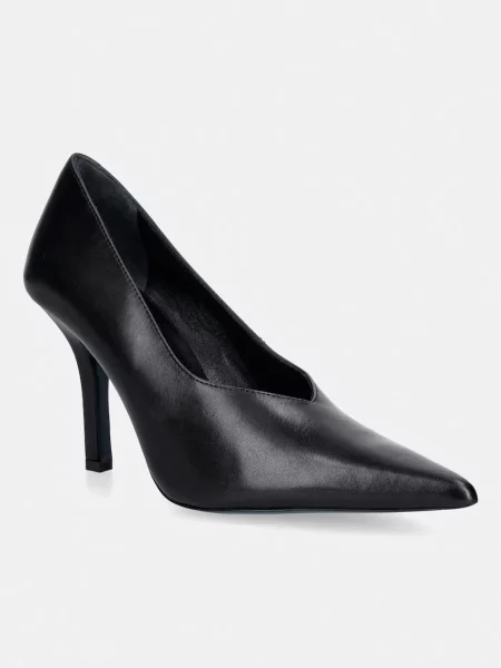 Patrizia Pepe pantofi cu stiletto din piele negru
