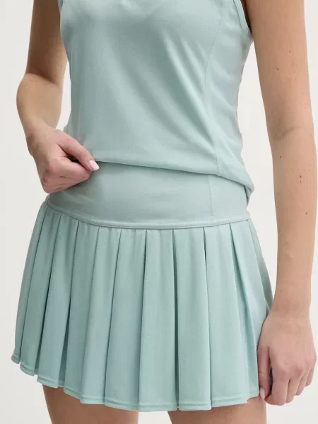 Dkny spódnica turkusowy mini rozkloszowana