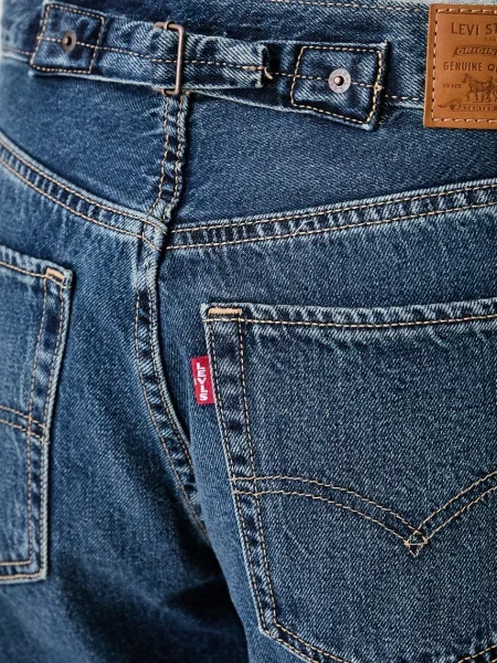 Levi's дънки loose дамски LOOSE TAPER синьо