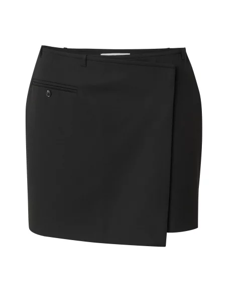 Samsoe Samsoe fustă SANEEM mini evazati negru