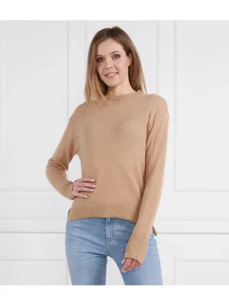 MM Pulover cu adaos de lână maro